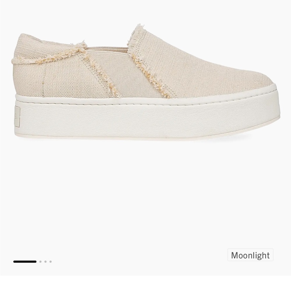 Vince Warren Fray Platform Slip-On Sneakers